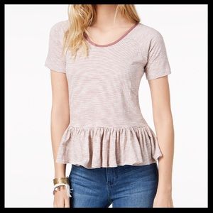 Lucky Brand Peplum new with tags top.